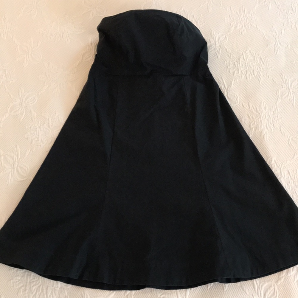 GAP strapless black dress with back zipper